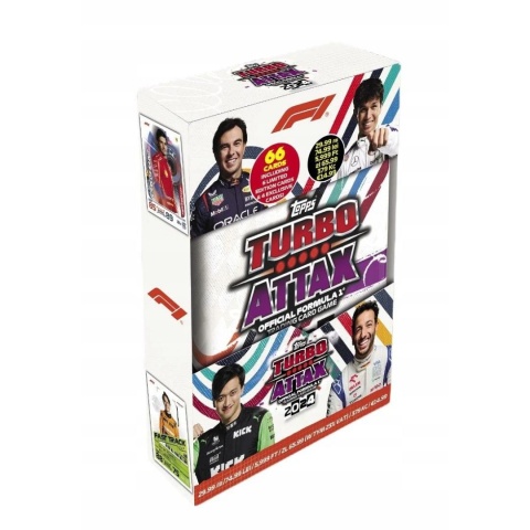 18パック Topps Formula 1 2024 Turbo Attax Topps Turbo Attax Formula 1 2024 - Eco Pack - zawiera 30